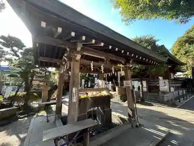 鳩森八幡神社の手水舎