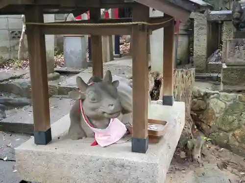 芦屋神社の狛犬
