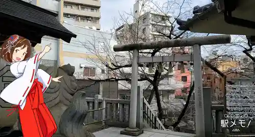 元三島神社の鳥居