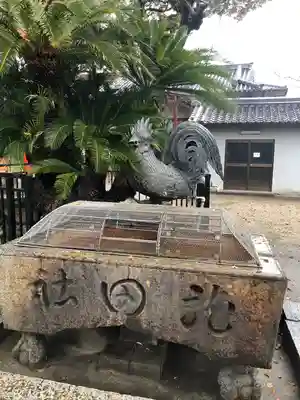 龍田神社の手水舎