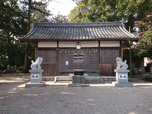 猪名部神社の本殿・本堂