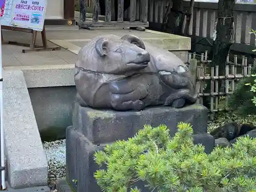 牛天神北野神社の狛犬