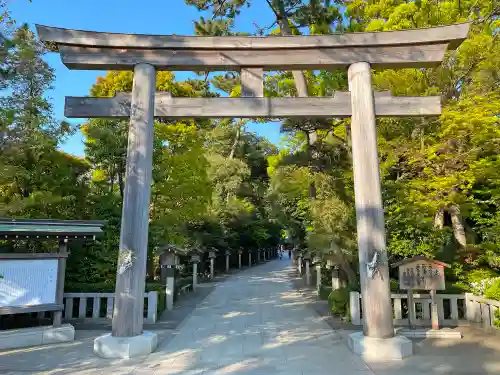 寒川神社の鳥居