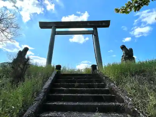 菟上神社の鳥居