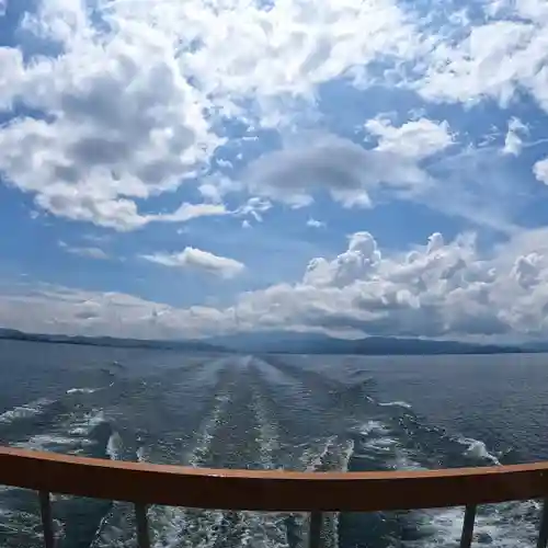竹生島神社（都久夫須麻神社）の周辺