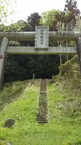 伊勢神明社の鳥居