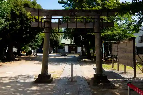 下総府中六所神社の鳥居