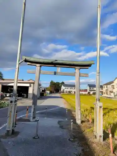 中一色神社の鳥居