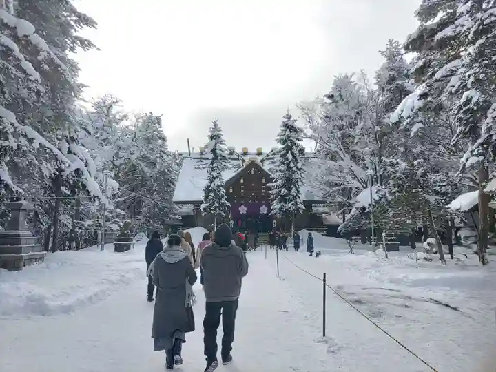 上川神社の初詣