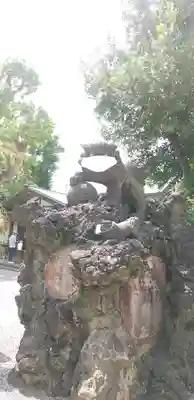 お三の宮日枝神社の狛犬