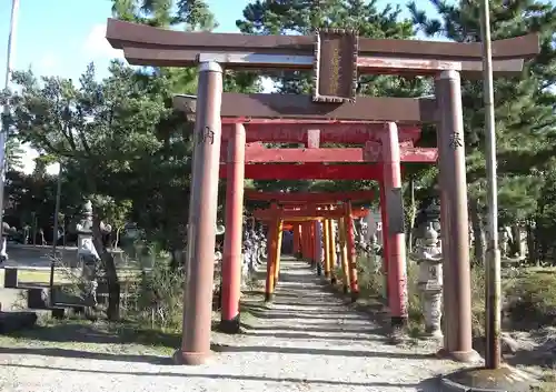 江島若宮八幡神社の鳥居