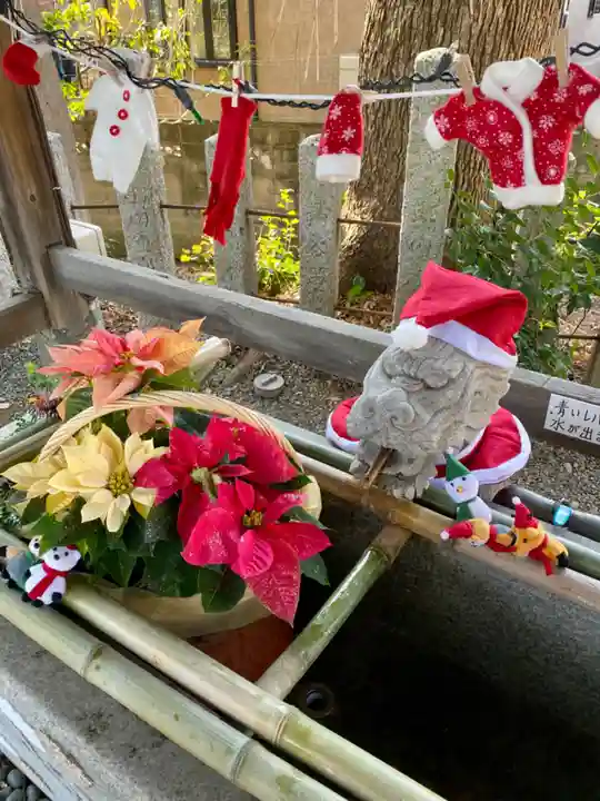 玉田神社の手水舎