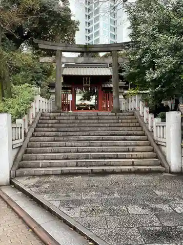 金王八幡宮の鳥居