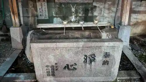 新世界稲荷神社の手水