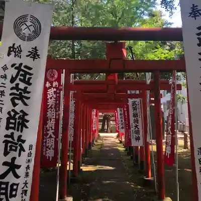 武芳稲荷神社の鳥居