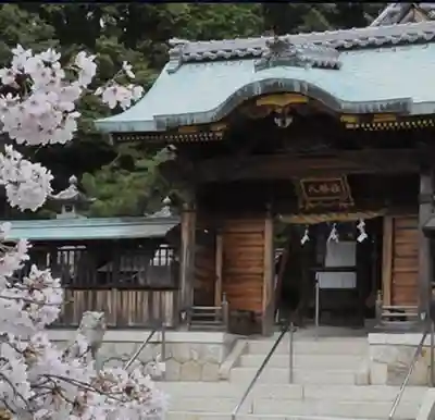 山口八幡社の本殿・本堂