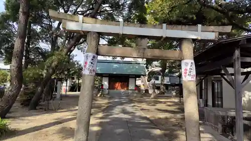 皇大神宮社の鳥居