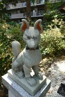 鴨神社の狛犬