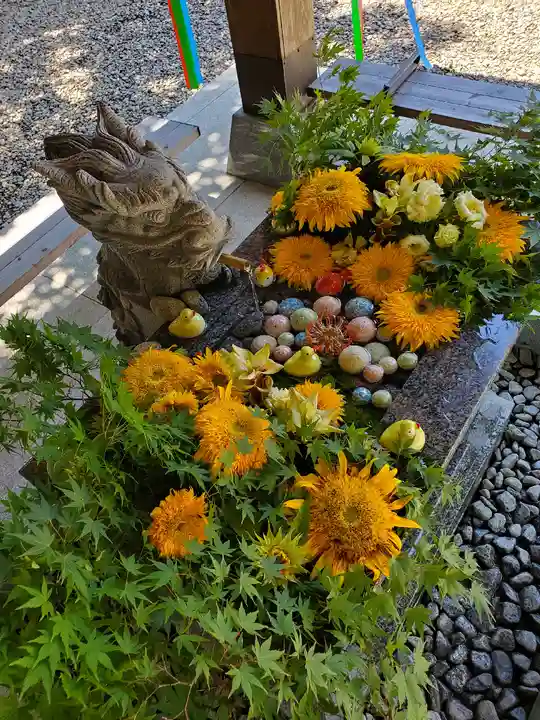滑川神社 - 仕事と子どもの守り神の手水舎