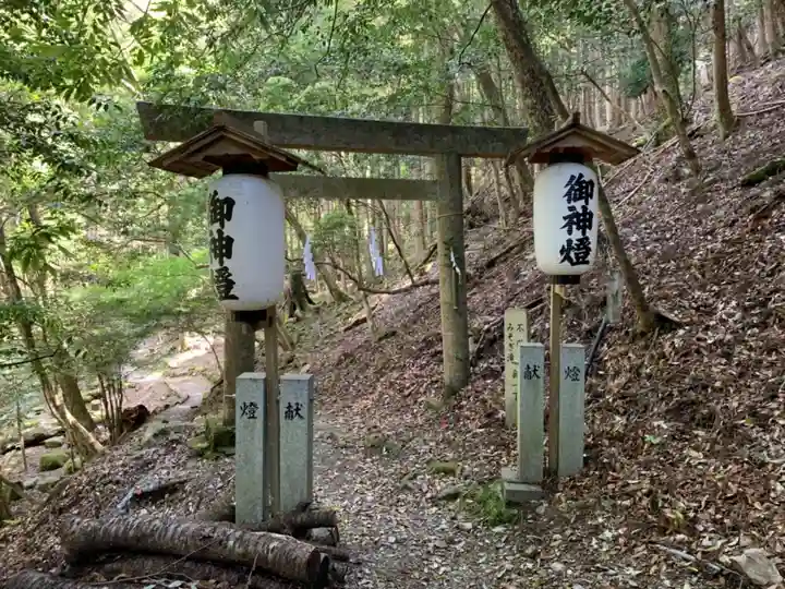 川上山若宮八幡宮の鳥居