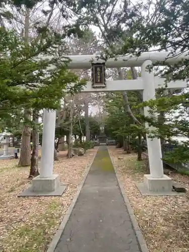 篠路神社の鳥居