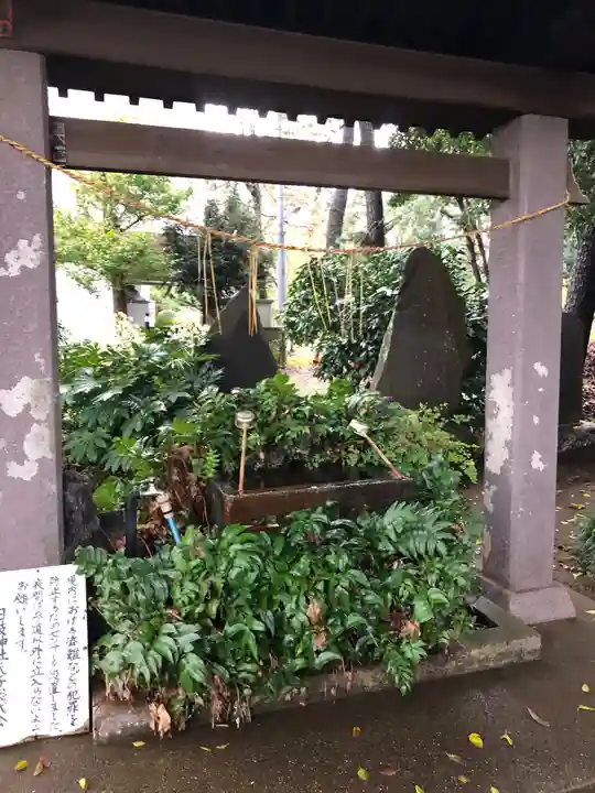 日枝神社の手水舎