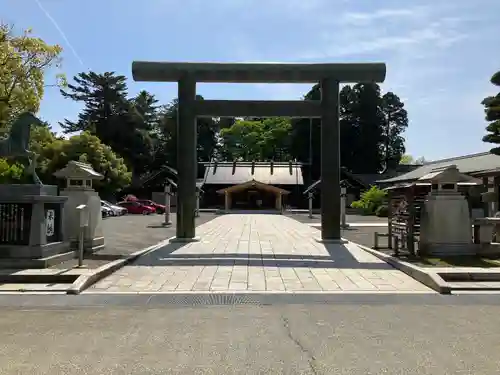 石川護國神社の鳥居