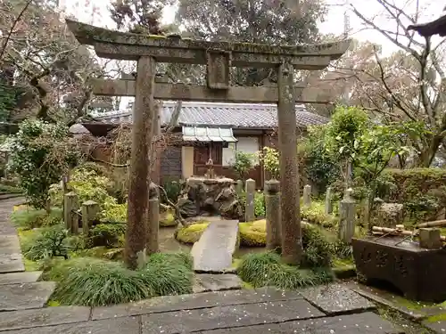 岩屋寺の鳥居