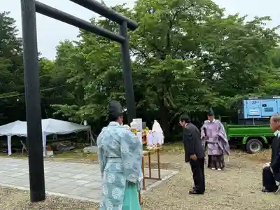 釧路一之宮 厳島神社の鳥居