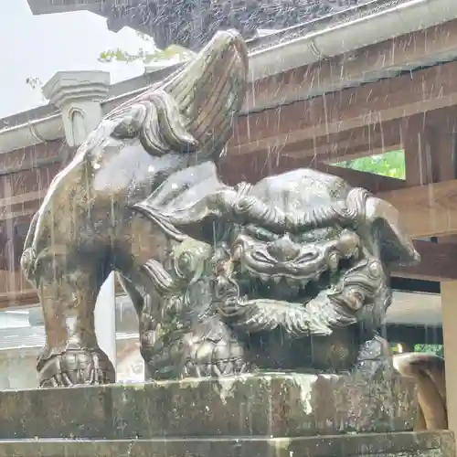 諫早神社（九州総守護  四面宮）の狛犬