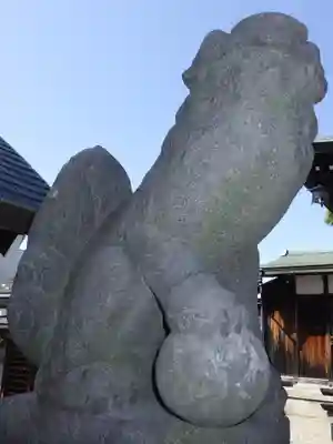 奥田神社の狛犬