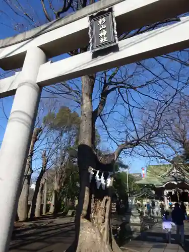 戸部杉山神社の鳥居