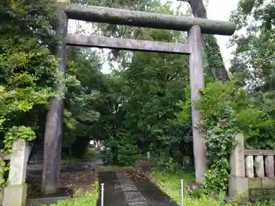 忍　諏訪神社・東照宮　の鳥居