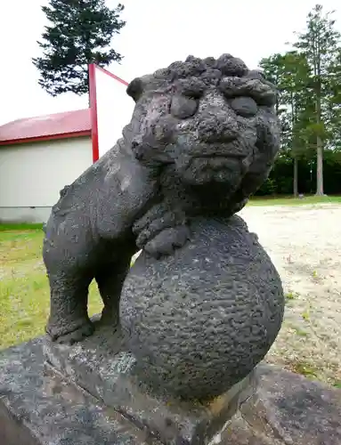 早来神社の狛犬