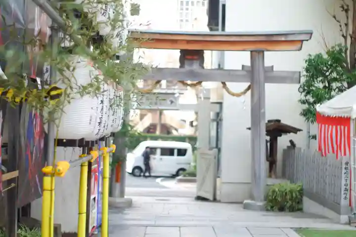 露天神社(お初天神)の鳥居