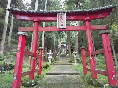 中野神社の鳥居