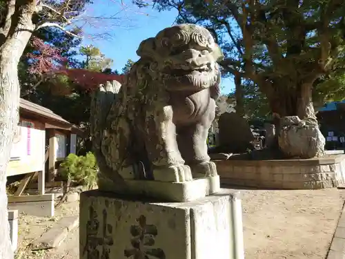 鶴谷八幡宮の狛犬