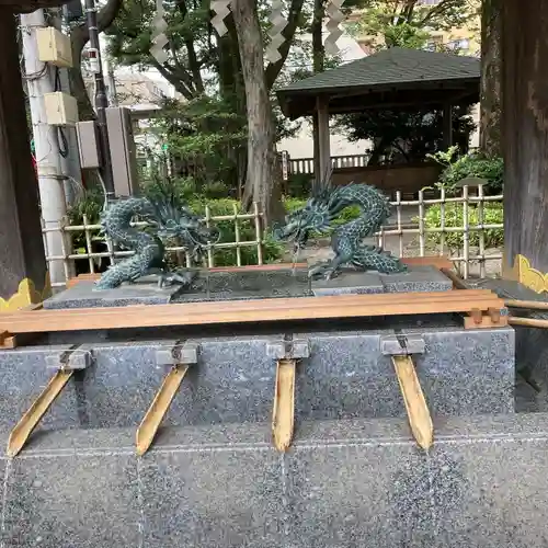 大國魂神社の手水