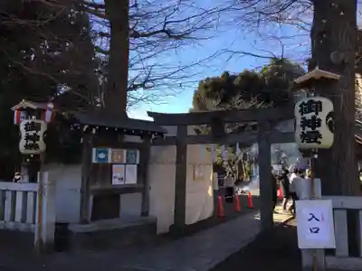 森野住吉神社の鳥居