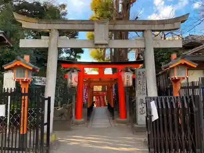 花園稲荷神社の鳥居