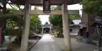 谷地八幡宮の鳥居