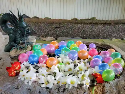 立志神社の手水舎