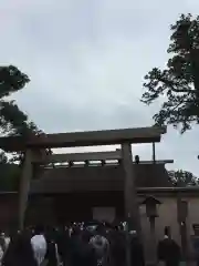 伊勢神宮内宮（皇大神宮）の鳥居