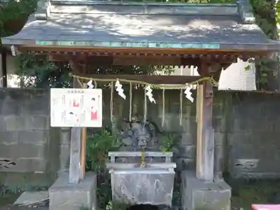 久富稲荷神社の手水舎
