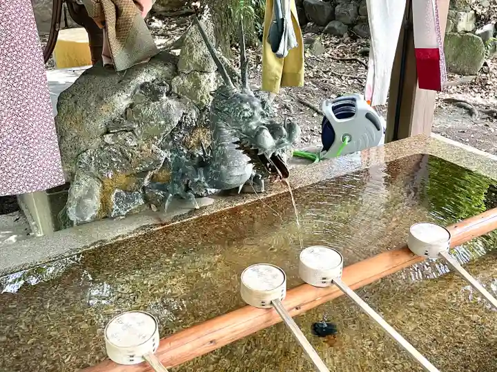 清洲山王宮 日吉神社の手水舎