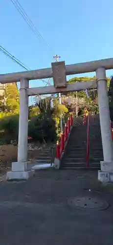 岡村天満宮の鳥居