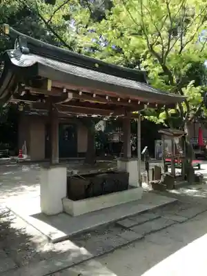 越谷香取神社の手水舎