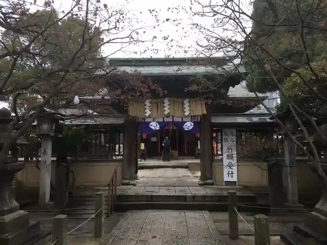 久留米宗社 日吉神社の山門・神門