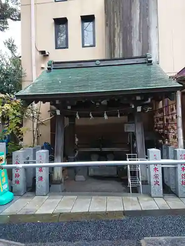 菊名神社の手水舎