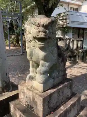 天鷹神社の狛犬